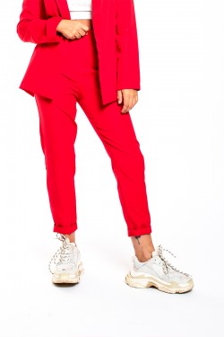 Pantalón de traje Rojo